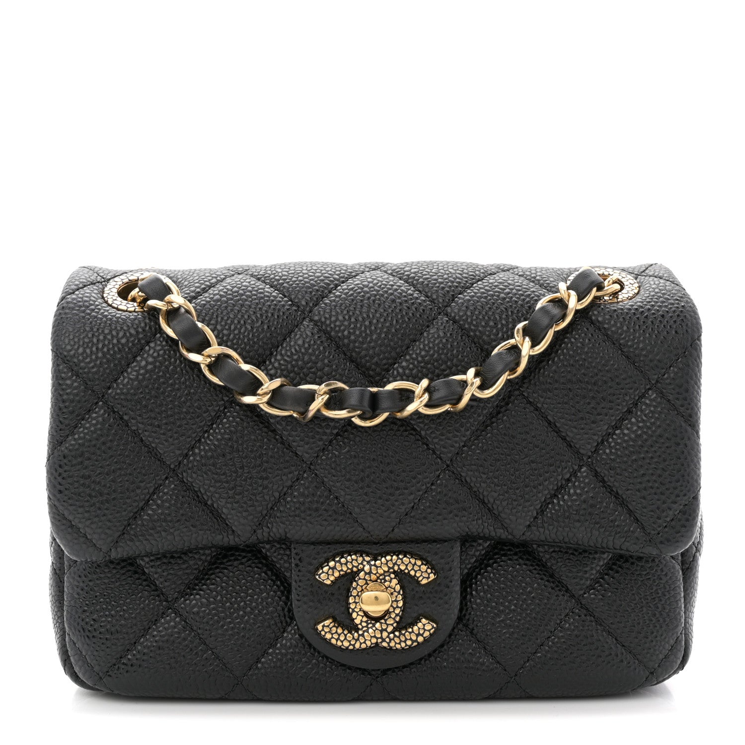 Chanel Grained Lambskin Quilted Mini Flap Black 1 of 11