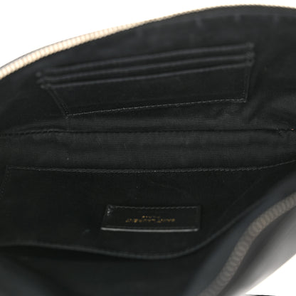 Saint Laurent Grain De Poudre Monogram Belt Bag Black 5 of 12