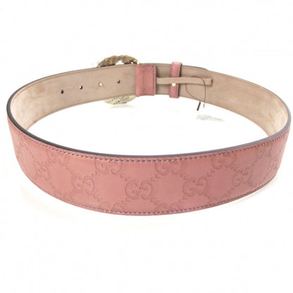 Gucci Guccissima GG Buckle Belt Pink 30 3 of 6