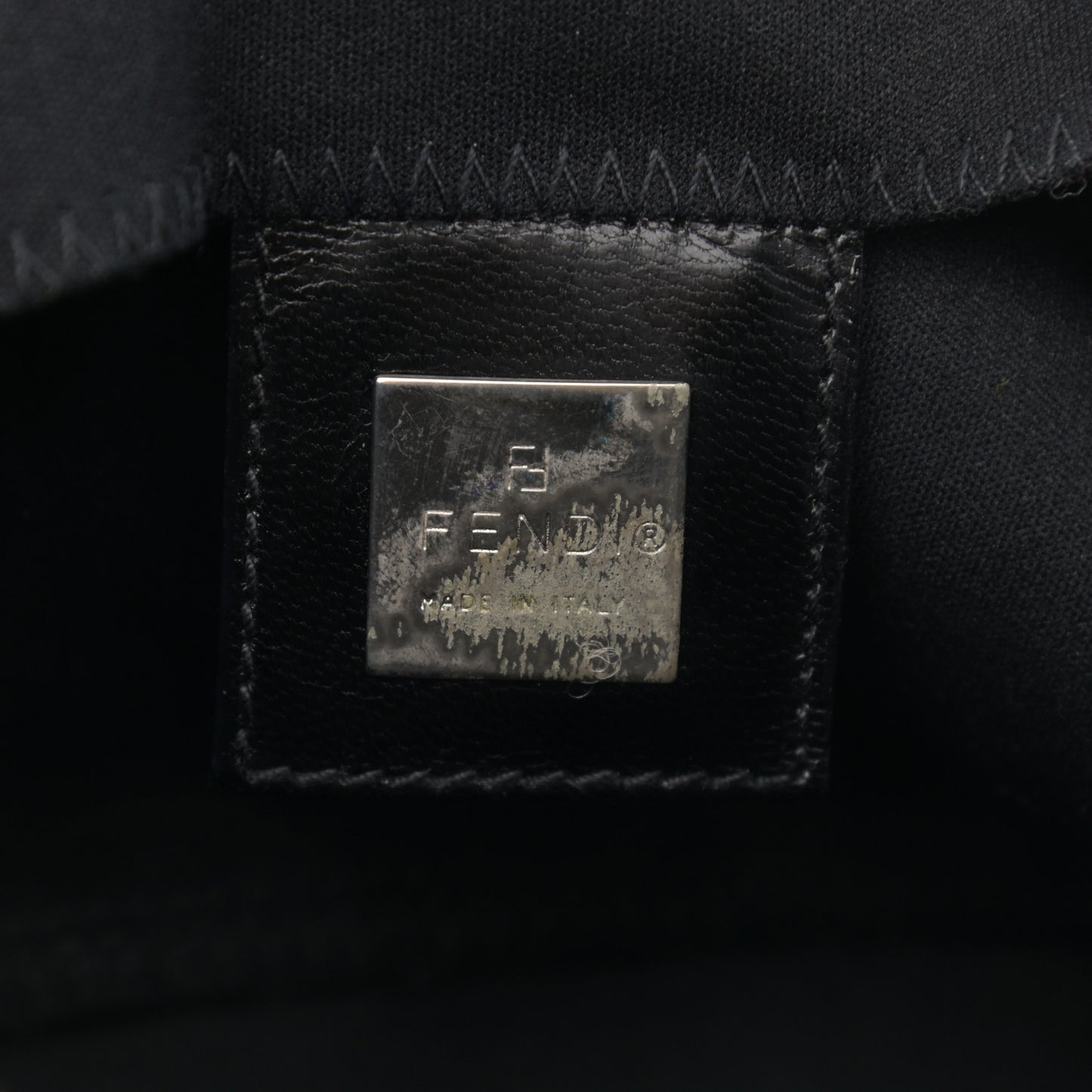 Nylon Baguette Bag Black