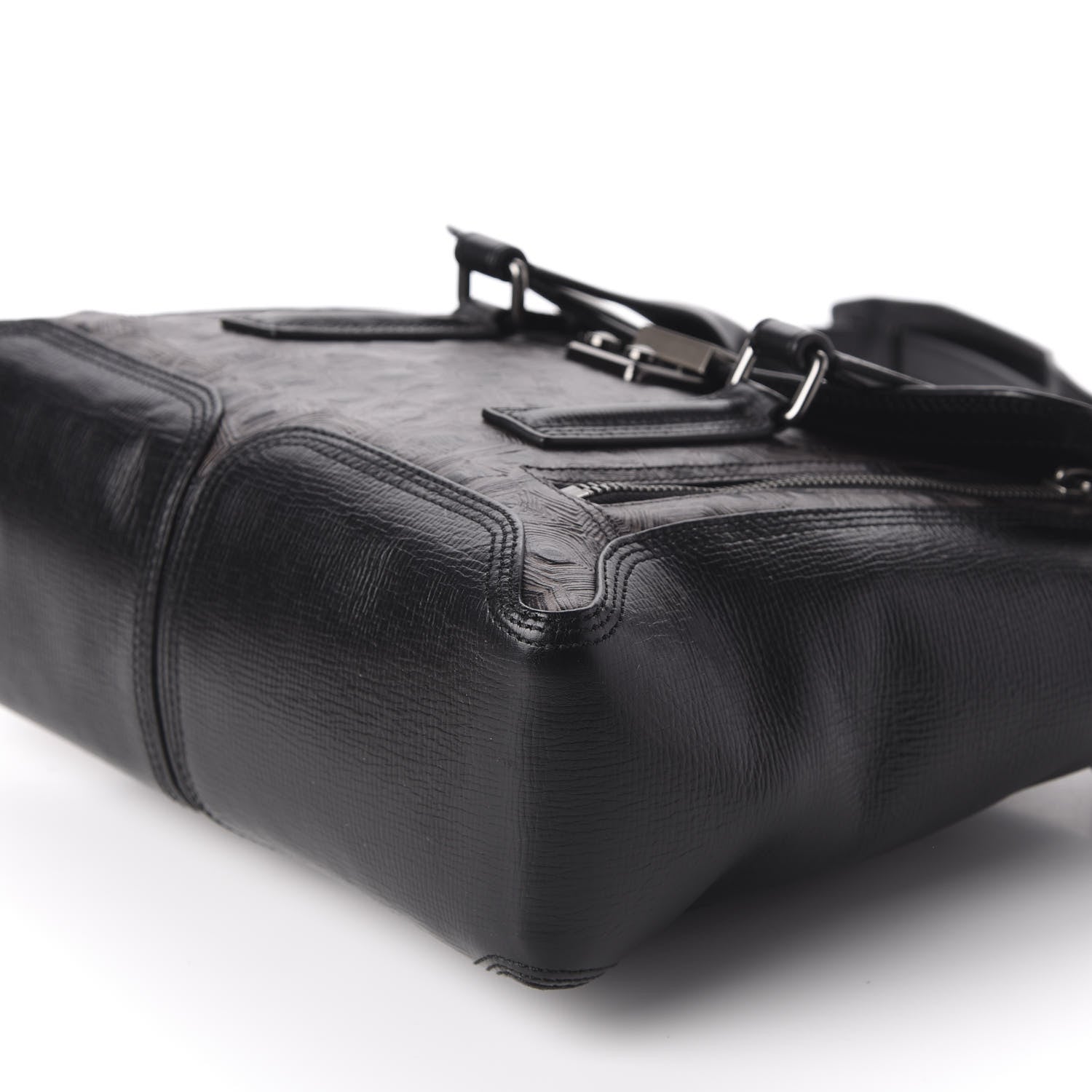 3.1 Phillip Lim 3.1 Turtle Embossed Medium Pashli Satchel Black 7 of 10