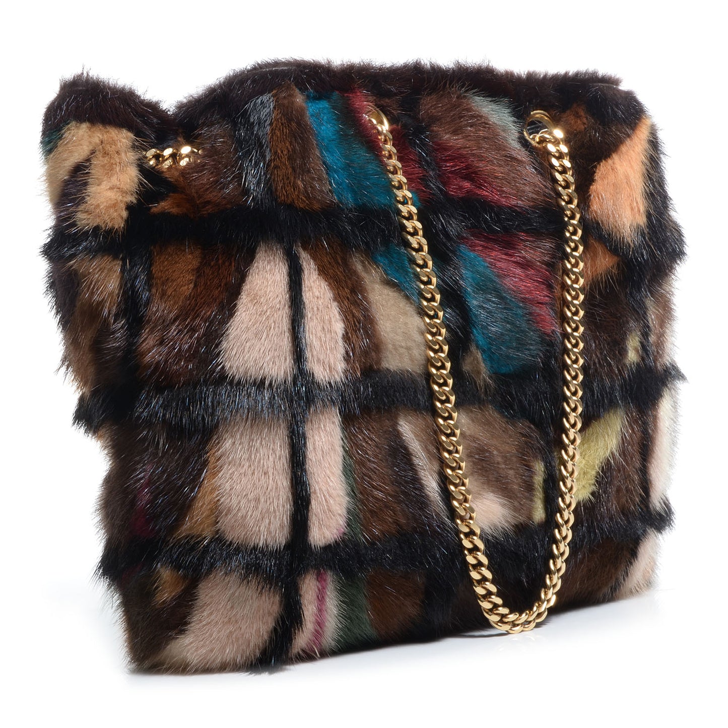 Multicolor Mink Fur