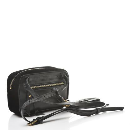 Saint Laurent Velour Matelasse Monogram Lou Belt Bag Black 3 of 10