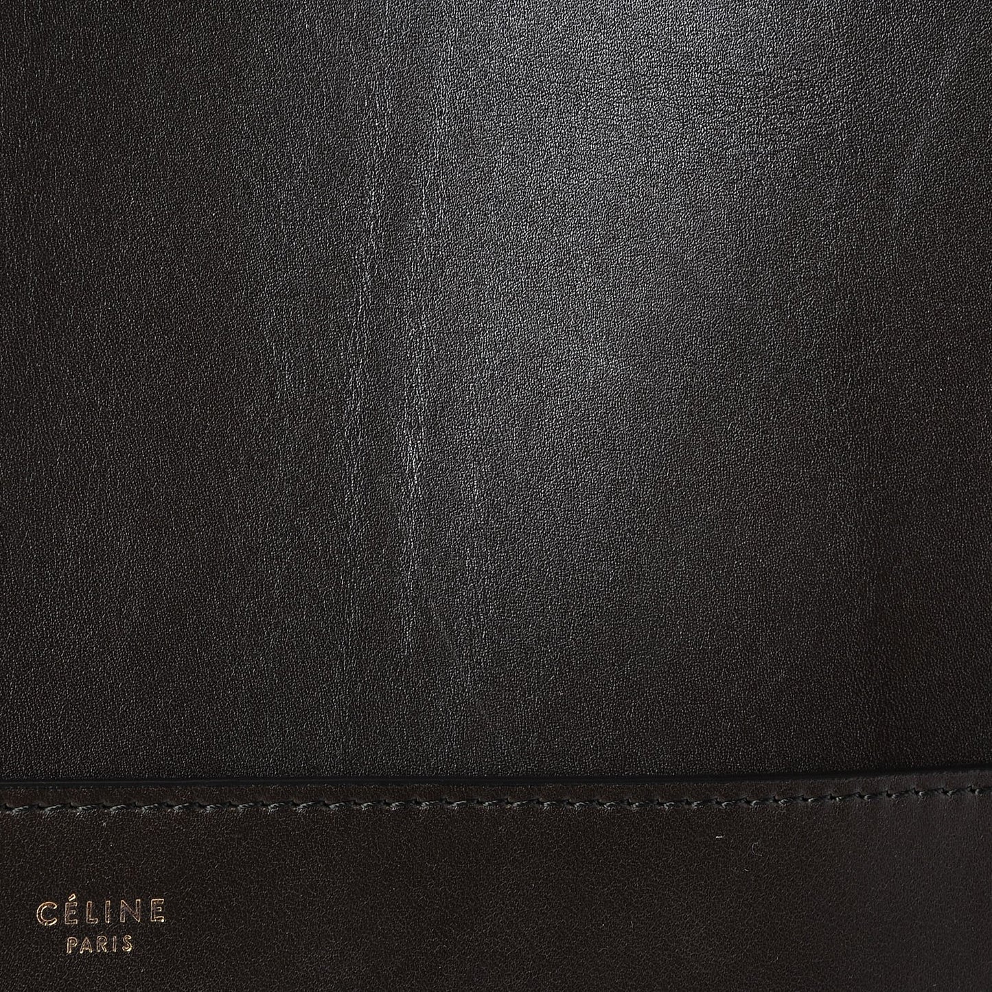 Supersoft Calfskin Sangle Bucket Bag Wood