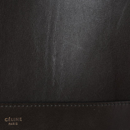 Celine Supersoft Calfskin Sangle Bucket Bag Wood 8 of 9