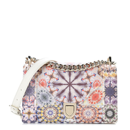 Christian Dior Calfskin Printed Small KaleiDiorscopic Diorama Flap Bag Latte Multicolor 1 of 14