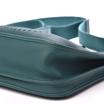 Hermes Taurillon Clemence Evelyne III GM Malachite 10 of 10