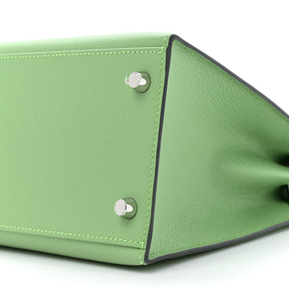 Hermes Epsom Kelly Sellier 28 Vert Criquet 9 of 10