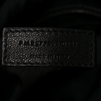 Saint Laurent Crinkled Calfskin Matelasse Monogram Medium Niki Shopper Tote Black 7 of 10