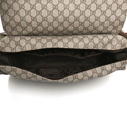 Gucci GG Plus Monogram Messenger Diaper Bag Dark Brown 5 of 15