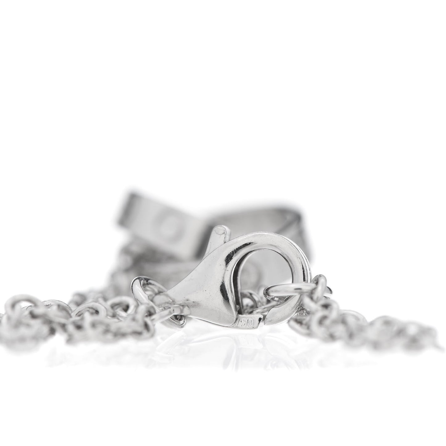 18K White Gold Interlocking LOVE Bracelet