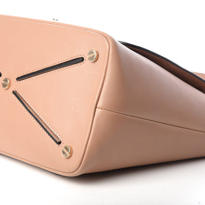 Valentino Garavani Calfskin Rockstud Demilune Double Handle Satchel Skin Sorbet 12 of 12
