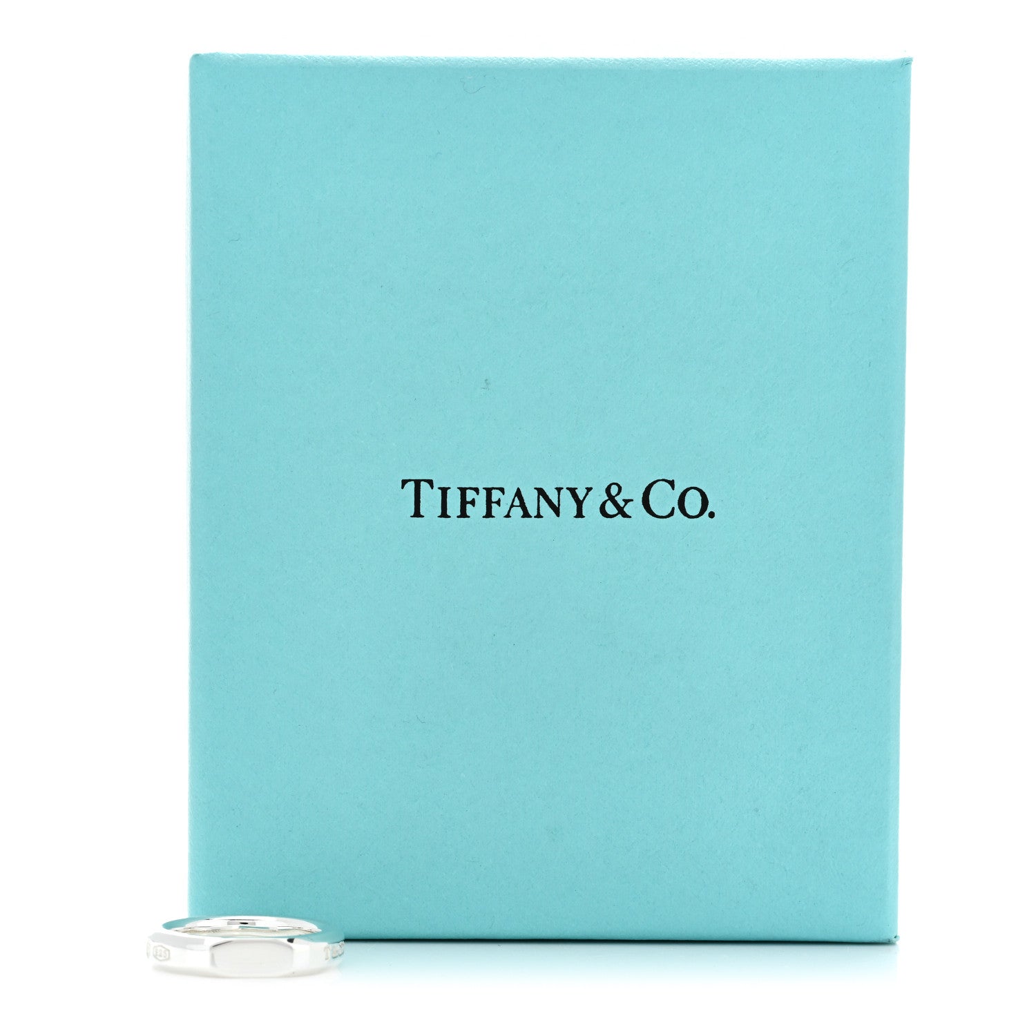 Tiffany Sterling Silver Makers Narrow Slice Ring 50 5.5 5 of 5
