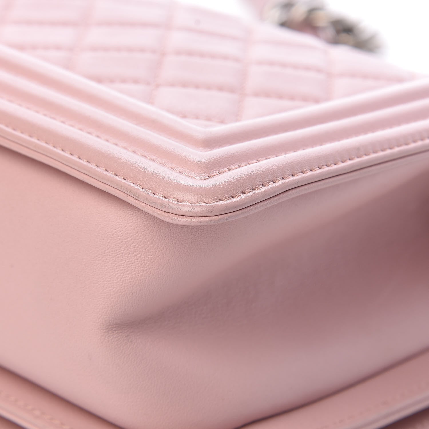 Chanel Calfskin Quilted Medium Boy Flap Light Pink 12 of 19