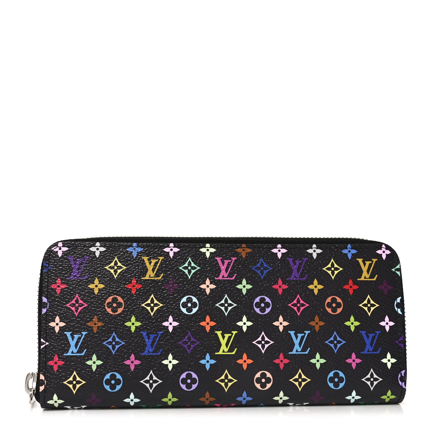 Louis Vuitton LV X TM Monogram Multicolor Clemence Wallet Black 1 of 6