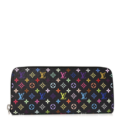 Louis Vuitton LV X TM Monogram Multicolor Clemence Wallet Black 1 of 6