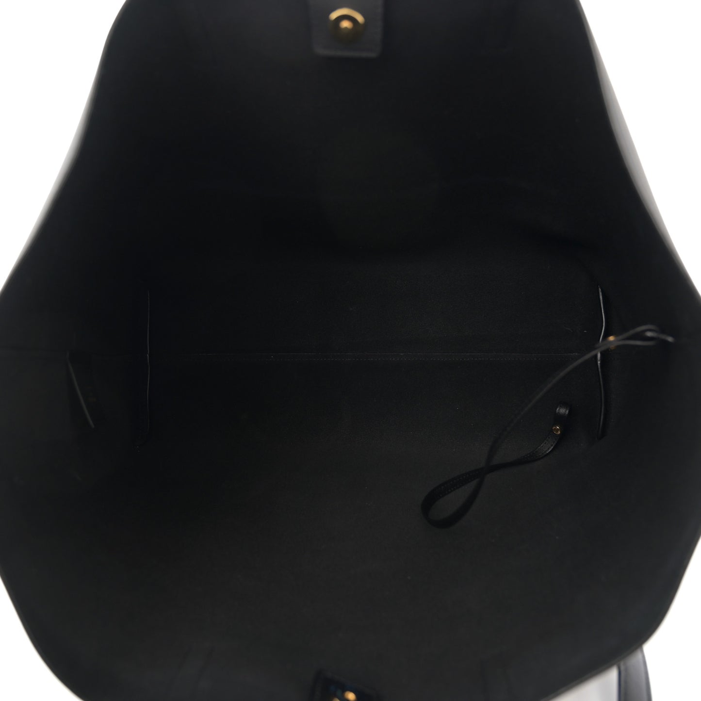 Calfskin Large Shopping Tote Black