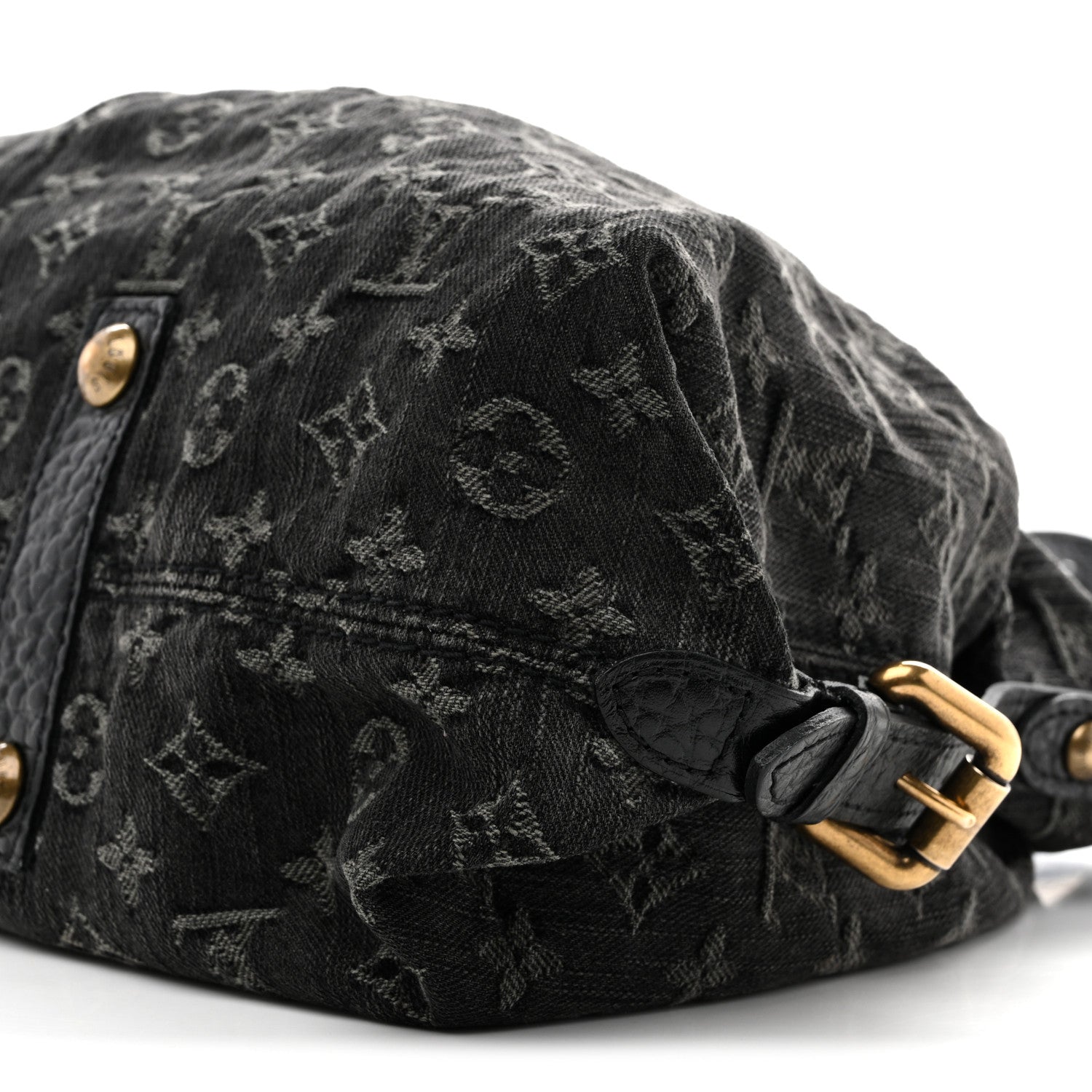 Louis Vuitton Denim Neo Cabby MM Black 10 of 14