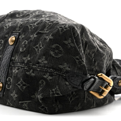 Louis Vuitton Denim Neo Cabby MM Black 10 of 14