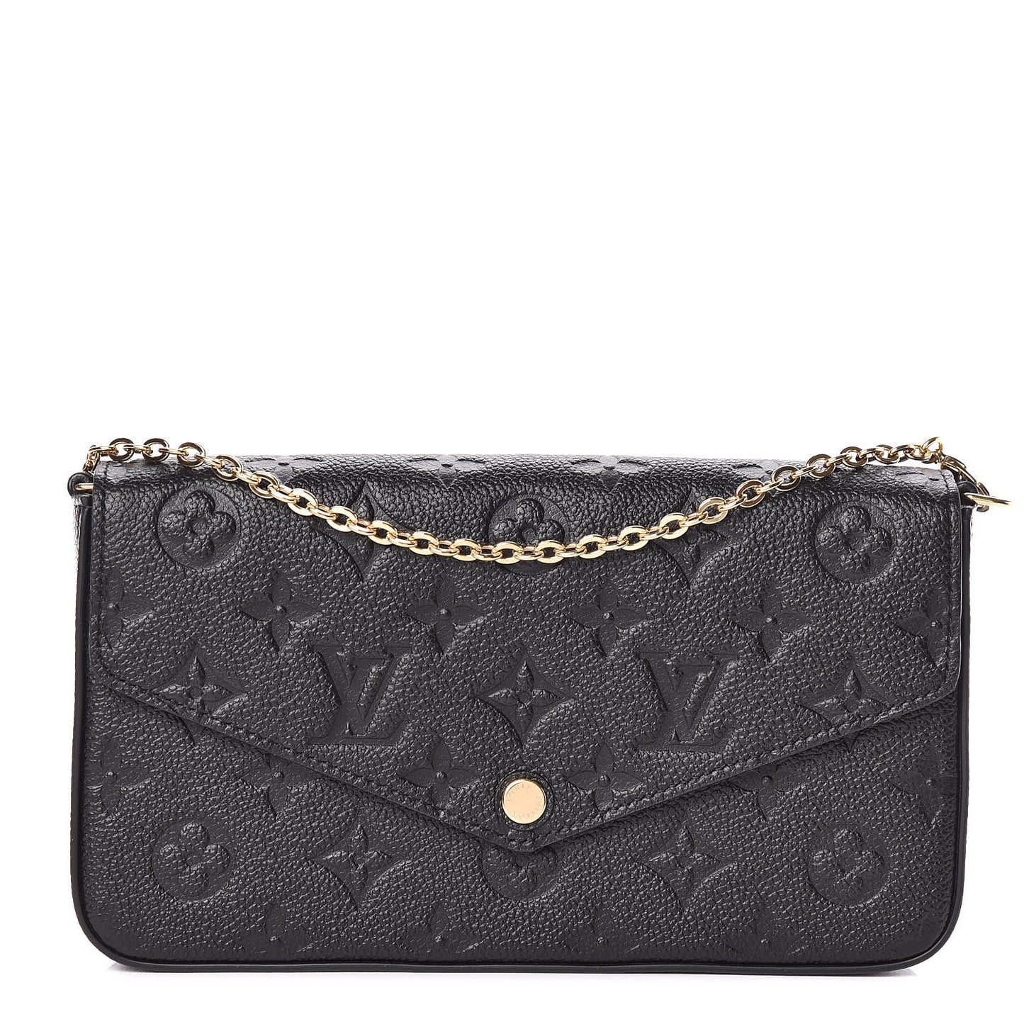 Empreinte Pochette Felicie Chain Wallet Black