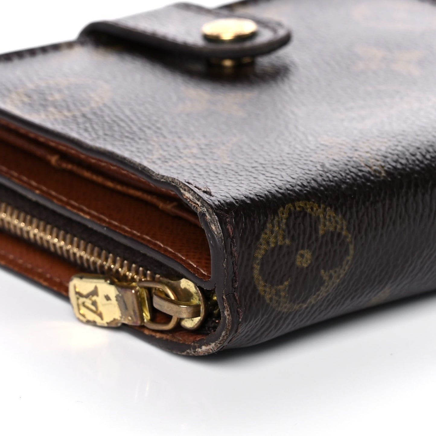 Monogram Compact Zippe Zipped Wallet