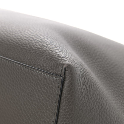 Valentino Garavani Grained Calfskin Rockstud Shoulder Tote Graphite 9 of 13