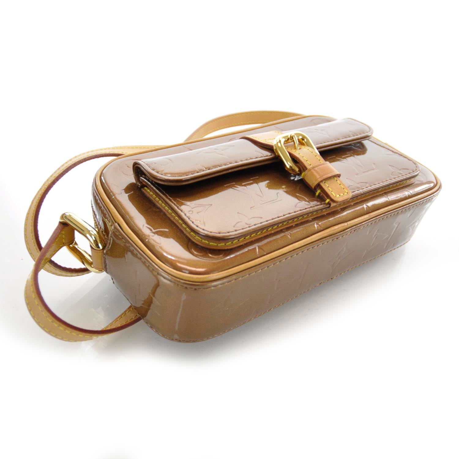 Louis Vuitton Vernis Christie MM Bronze 4 of 7