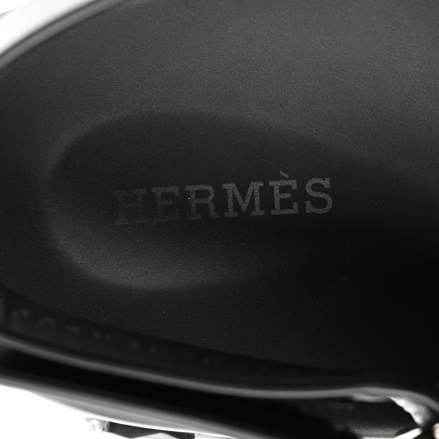 Hermes Calfskin Womens Electric Sandals 40 Black 7 of 9