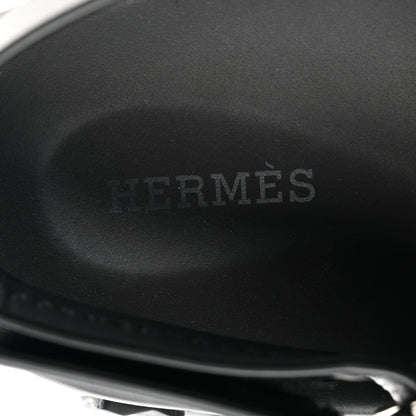 Hermes Calfskin Womens Electric Sandals 40 Black 7 of 9