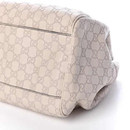 Gucci Guccissima Signature Medium Emily Shoulder Bag Mystic White 10 of 10