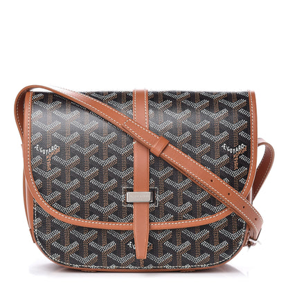 Goyard Goyardine Belvedere II PM Messenger Bag Black Gold 1 of 6