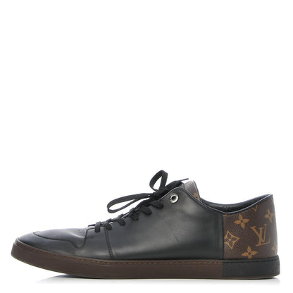 Louis Vuitton Calfskin Monogram Line Up Sneaker 13 Black 1 of 10
