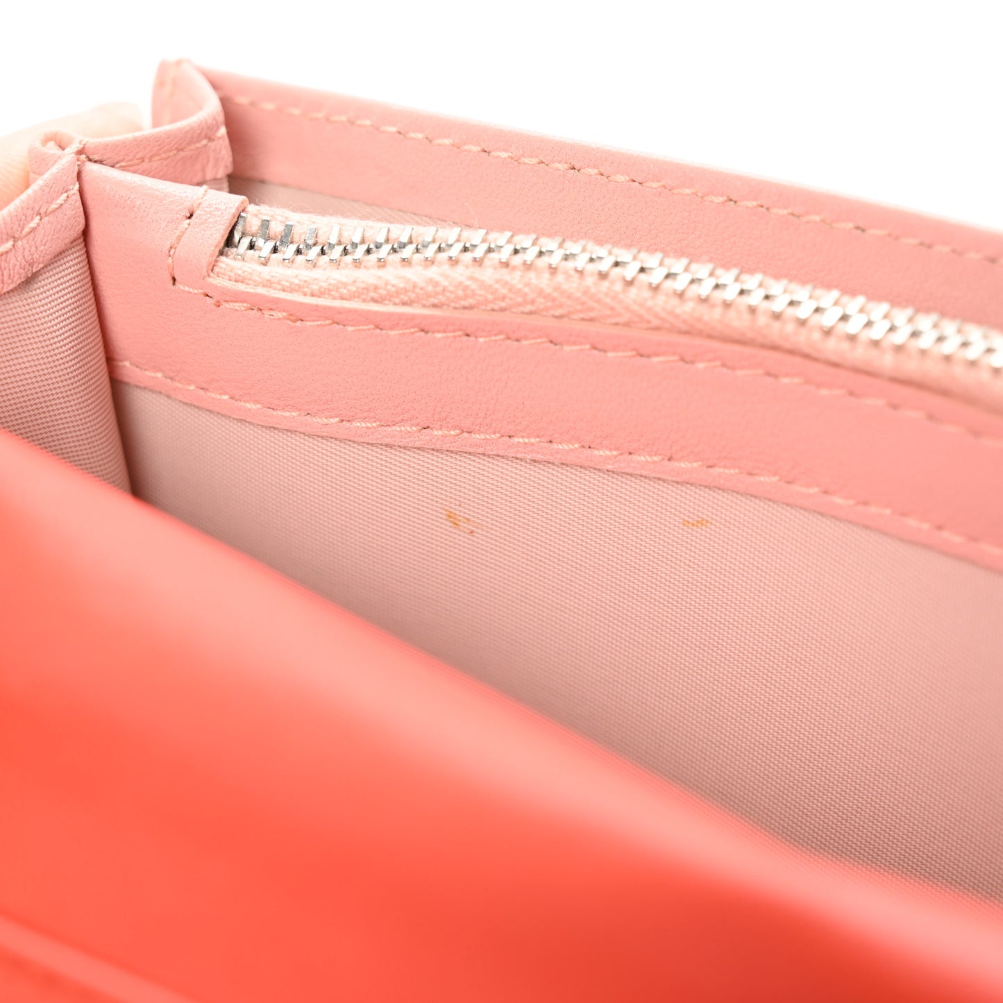 Lambskin Cannage Rendezvous Wallet Pink