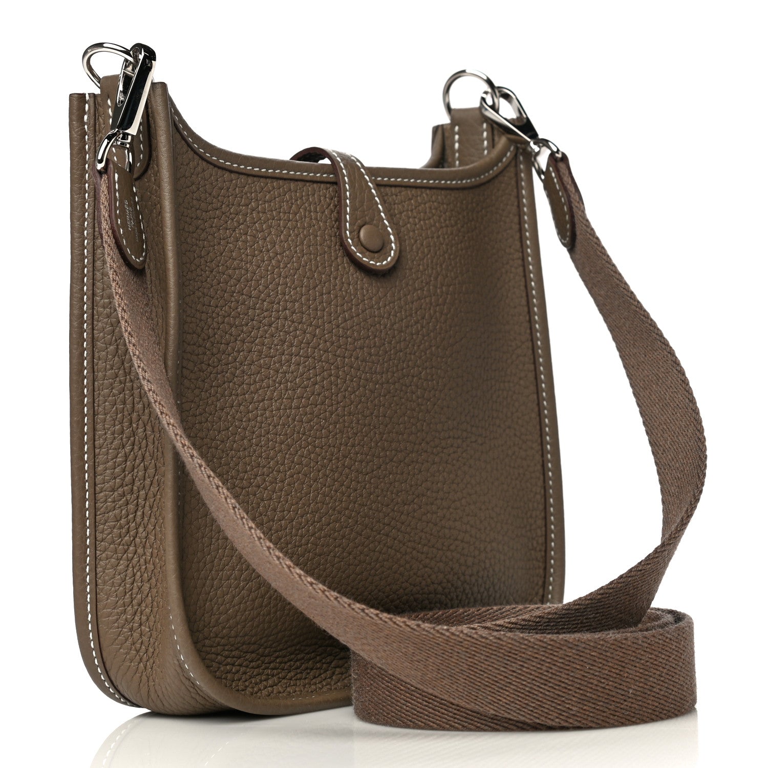 Hermes Taurillon Clemence Evelyne TPM Etoupe 3 of 12