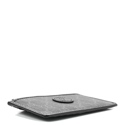 Gucci GG Supreme Monogram Azalea Calfskin Retro Interlocking G Coin Case Card Holder Black 4 of 11