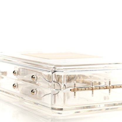 Chanel Transluscent Plexiglass Perfume Bottle Clutch 8 of 10