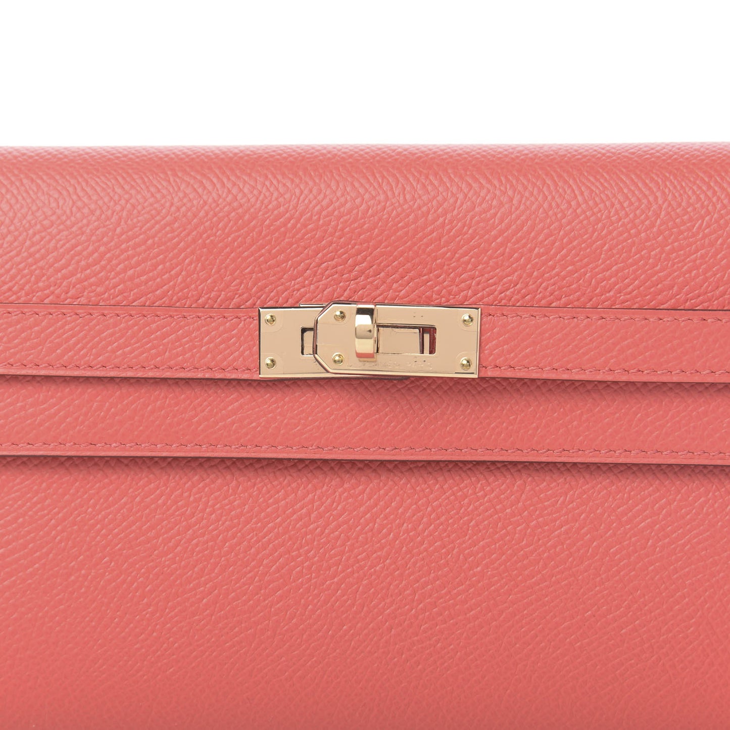 Epsom Kelly Longue Wallet Flamingo