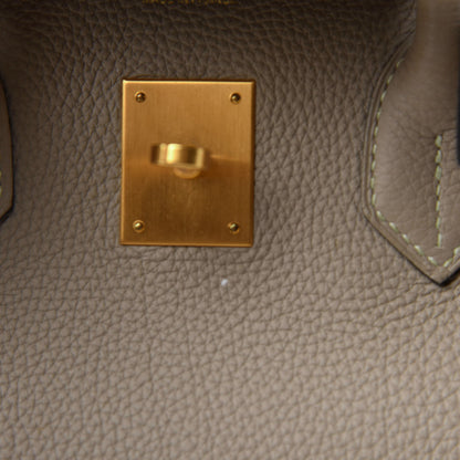 Hermes Togo Horseshoe Birkin 35 Gris Tourterelle Ardoise 14 of 18