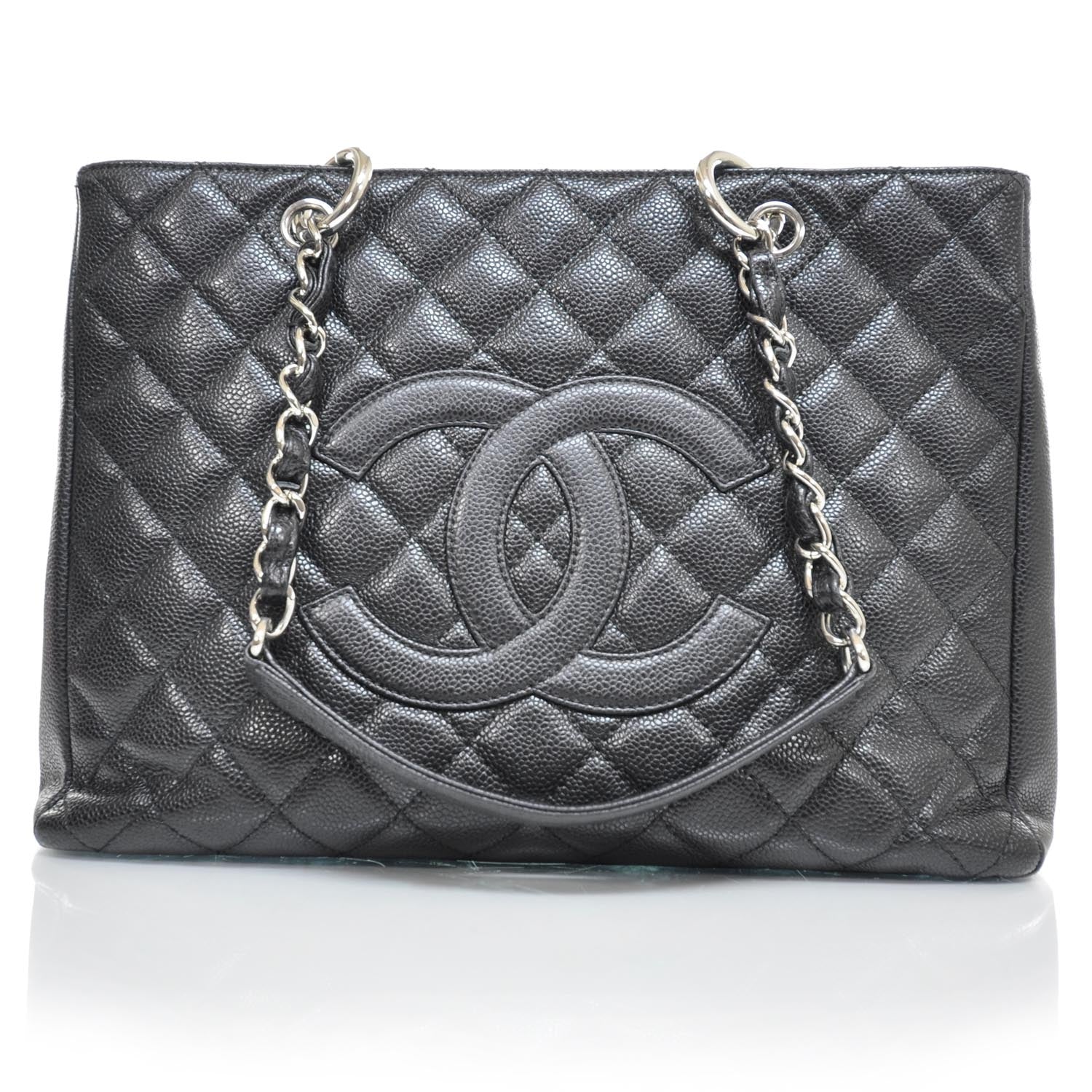 Chanel Caviar Grand Shopping Tote GST Black 1 of 8