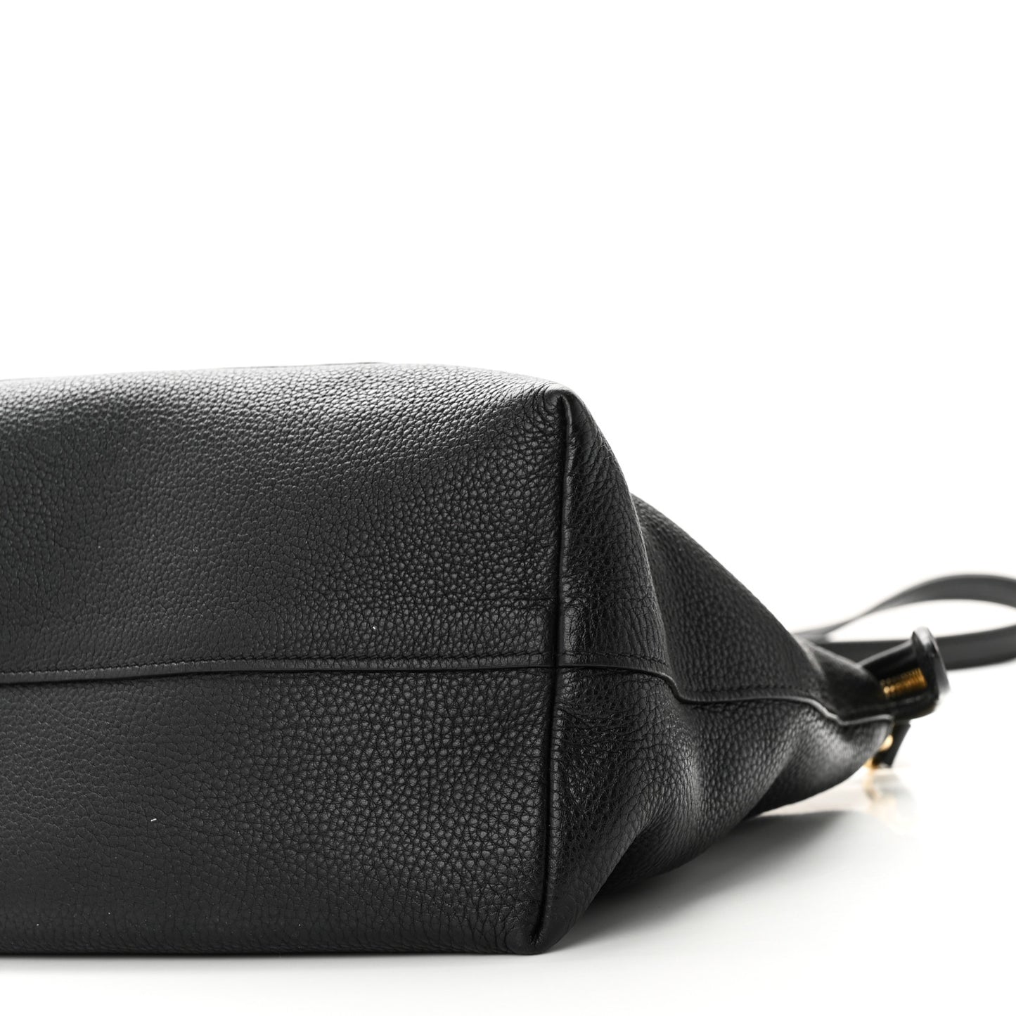 Vitello Daino Boxy Tote Black