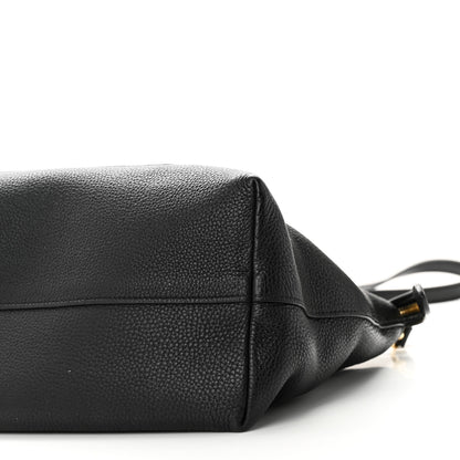 Prada Vitello Daino Boxy Tote Black 9 of 9