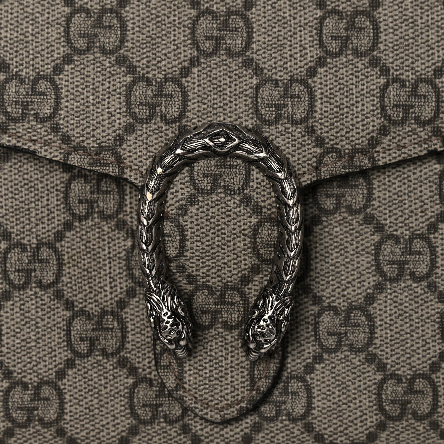 Gucci GG Supreme Monogram Mini Dionysus Chain Wallet Beige Taupe 8 of 18