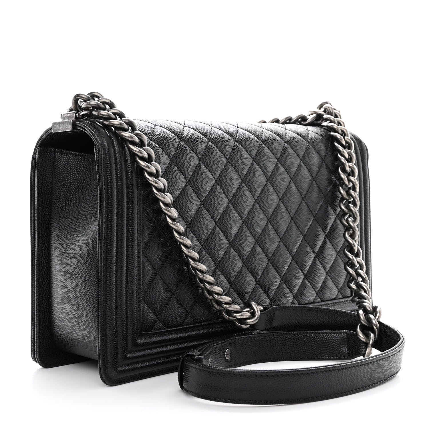 Chanel Caviar Quilted New Medium Boy Flap Black 3 of 10