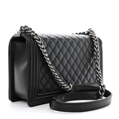 Chanel Caviar Quilted New Medium Boy Flap Black 3 of 10