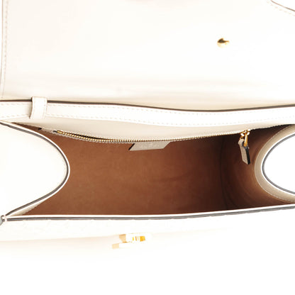 Gucci Guccissima Signature Medium Sylvie Top Handle Bag White Hibiscus 5 of 7