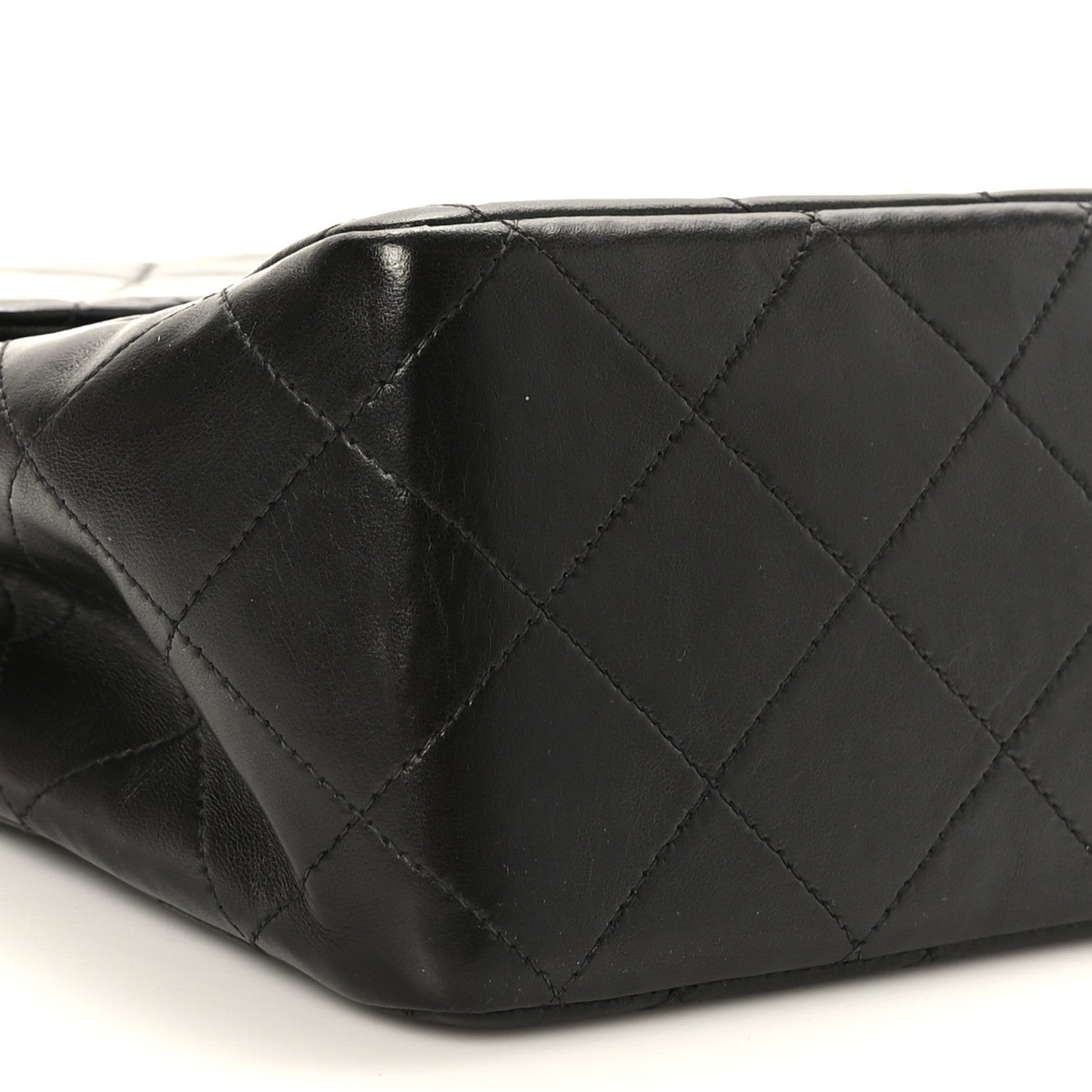 Chanel Lambskin Quilted Jumbo Single Flap Black 8 of 9