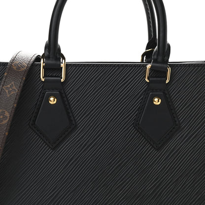 Louis Vuitton Epi Sac Plat BB Black 7 of 9