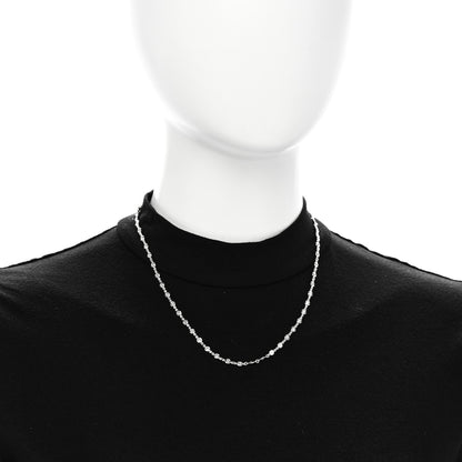 Roberto Coin 18K White Gold Diamond 2.25ctw Diamonds By The Inch Continuous Station Necklace 2 of 5
