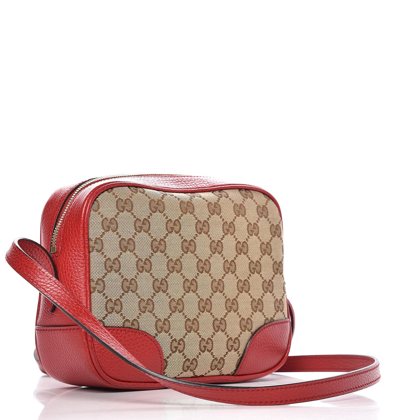 Monogram Mini Bree Messenger Bag Red