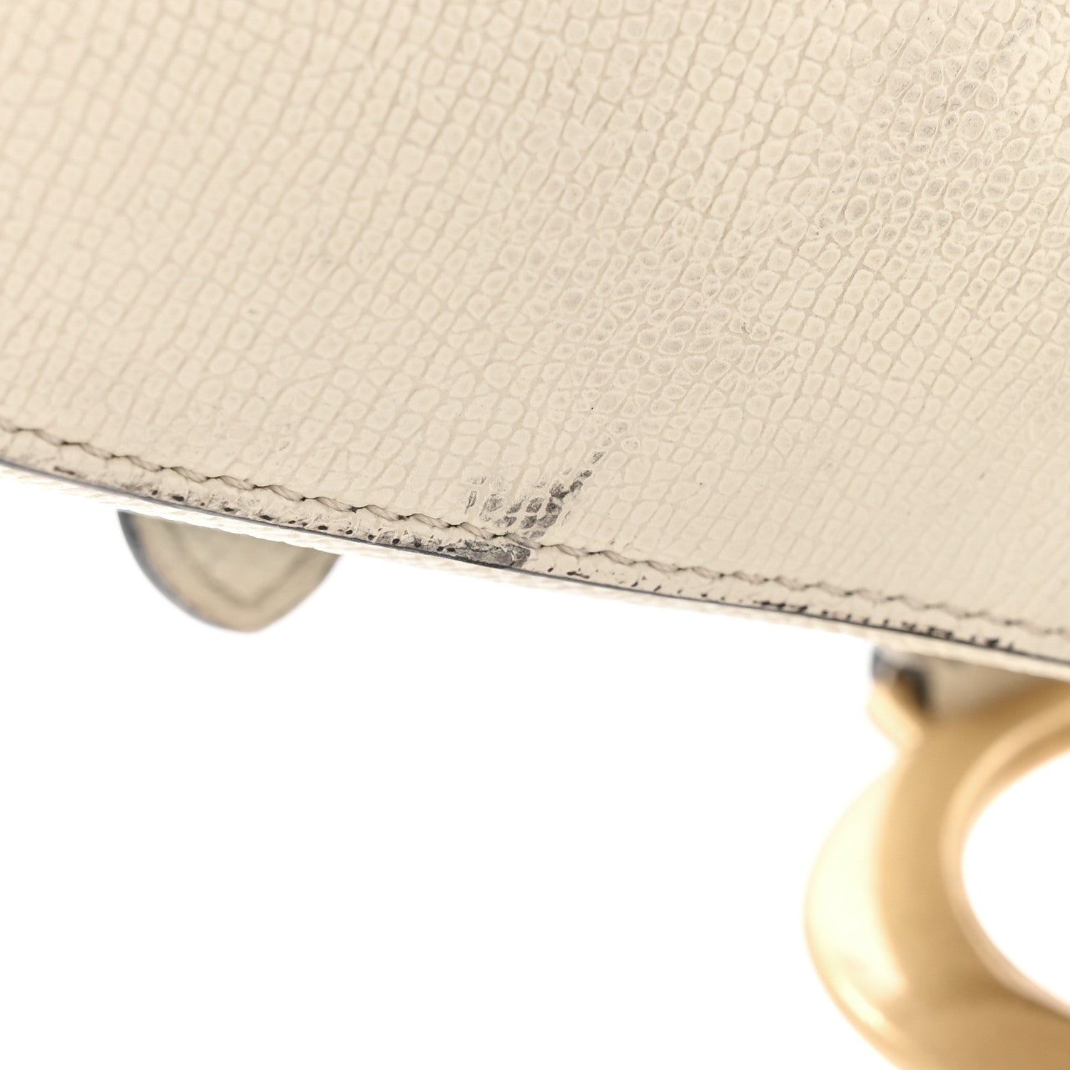 Christian Dior Grained Calfskin Saddle Bag With Strap Latte 14 of 15